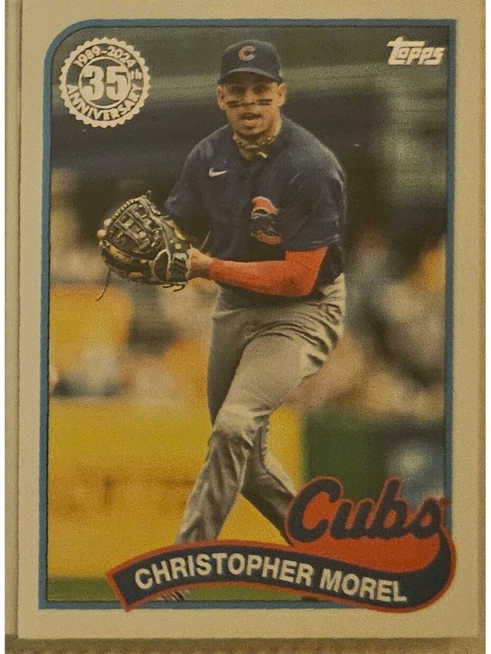 2024 Topps Series 1 1989 Baseball Christopher Morel Chicago Cubs #89B-62